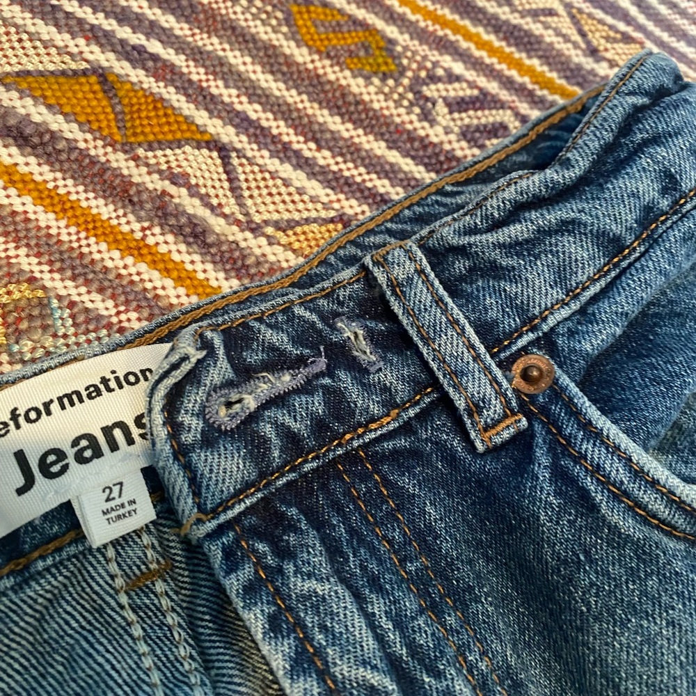 Reformation Cary High Rise Wide Leg Jeans - Picture 6 of 7